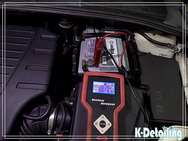 Ford Focus 電瓶更換前檢查新電瓶狀態