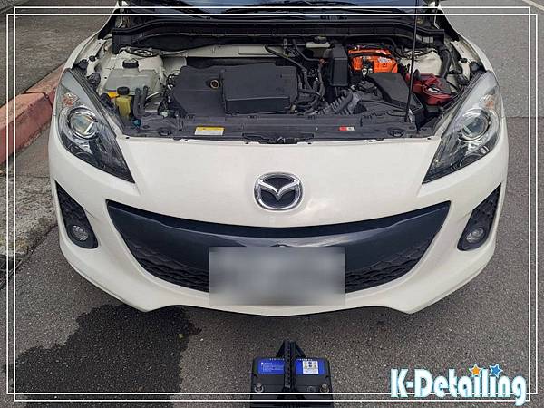 馬自達2014年 MAZDA3電瓶更換作業完成