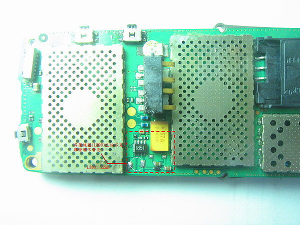 Nokia 6610 PCB for led driver