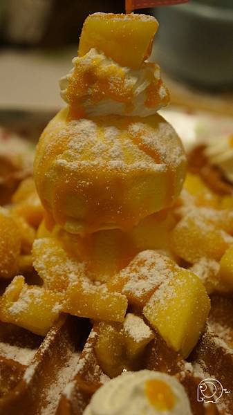 芒果鬆餅