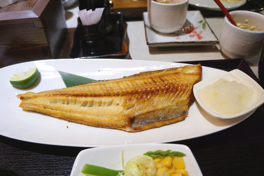 烤北海道花魚定食