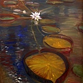 劉旭原 . Lily pond . 油畫 . 91X116.5cm . 50F.jpg