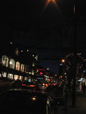 Apr.06~Robson St.night.