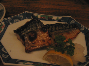 Apr.21~Aki again, 塩焼きサバ