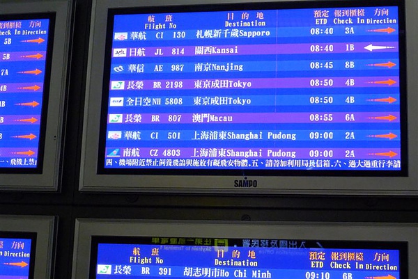 早上8:40的飛機到札幌新千歲機場