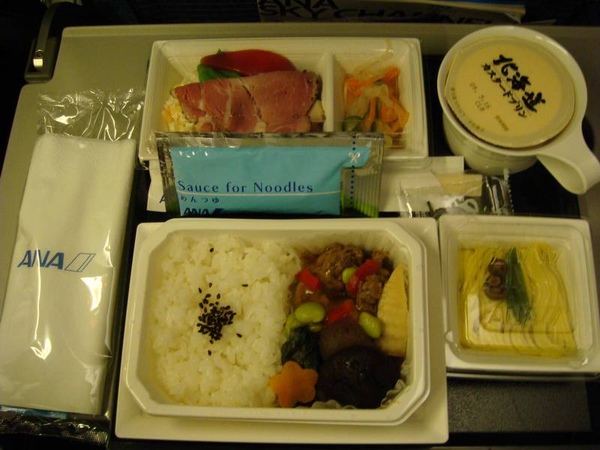 20090503 ANA回程飛機餐-1