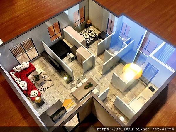 龍騰第五大道三房模型屋