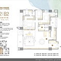 國泰、台灣三井●UNi PARK A2/B2 3+1房格局