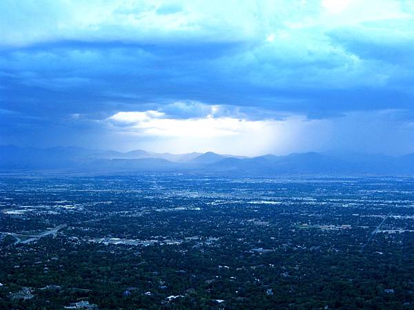 chased by thunderstorm