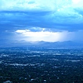 chased by thunderstorm