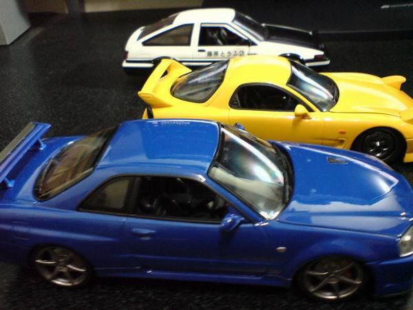 AE86 &amp; FD3S &amp;R34