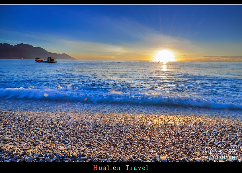 花蓮 の 七星潭日出