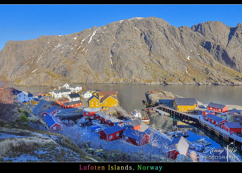 挪威．羅浮敦群島 の Nusfjord百年漁屋