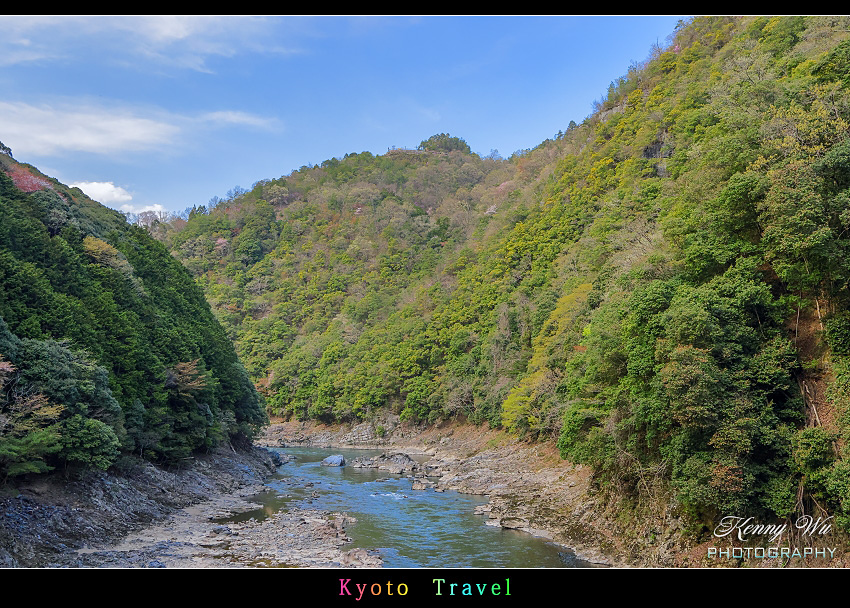 京都嵐山 の 嵯峨野小火車 & 京福電鐵