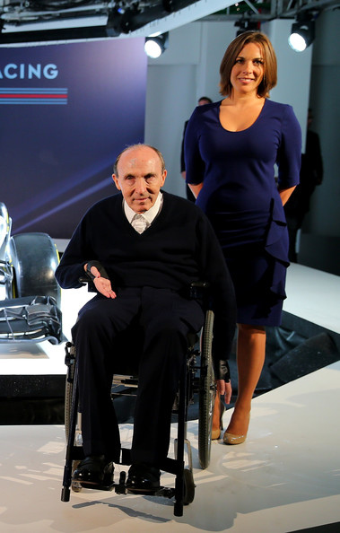 Williams車隊創辦人Sir Frank Williams 與 現任老闆Claire Williams父女