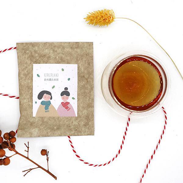 Natural Farming Tieguanyin Tea Bag-Christmas Series-A Set of Four - ชา - วัสดุอื่นๆ หลากหลายสี