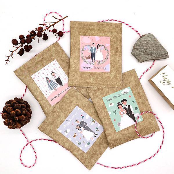 Natural Farming Tea Bags-Wedding Items - Tea - Other Materials Multicolor