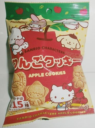 hokko三麗鷗角色造型蘋果味餅乾