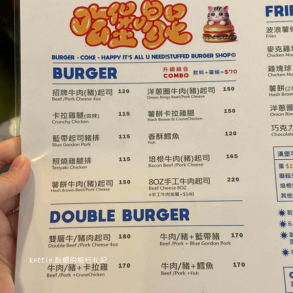 [台中東海]吃堡喝足BurgerShop美式漢堡:4.7顆星