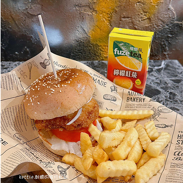 [台中東海]吃堡喝足BurgerShop美式漢堡:4.7顆星