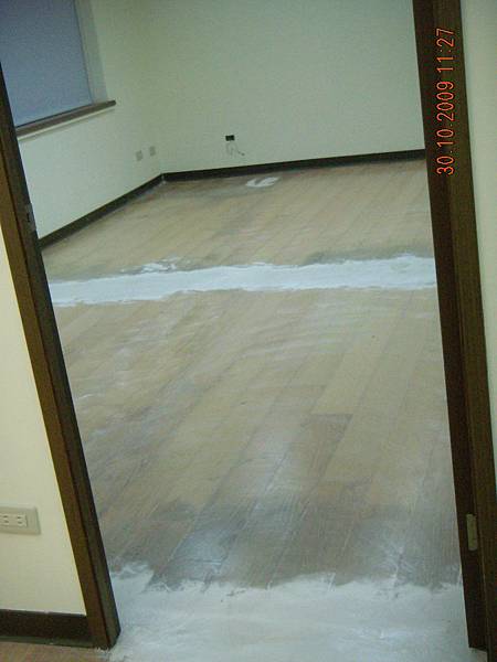 施工前高低落差補土