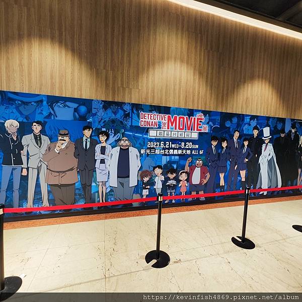 《DETECTIVE CONAN THE MOVIE 展 〜銀幕の回顧録〜》會場外牆