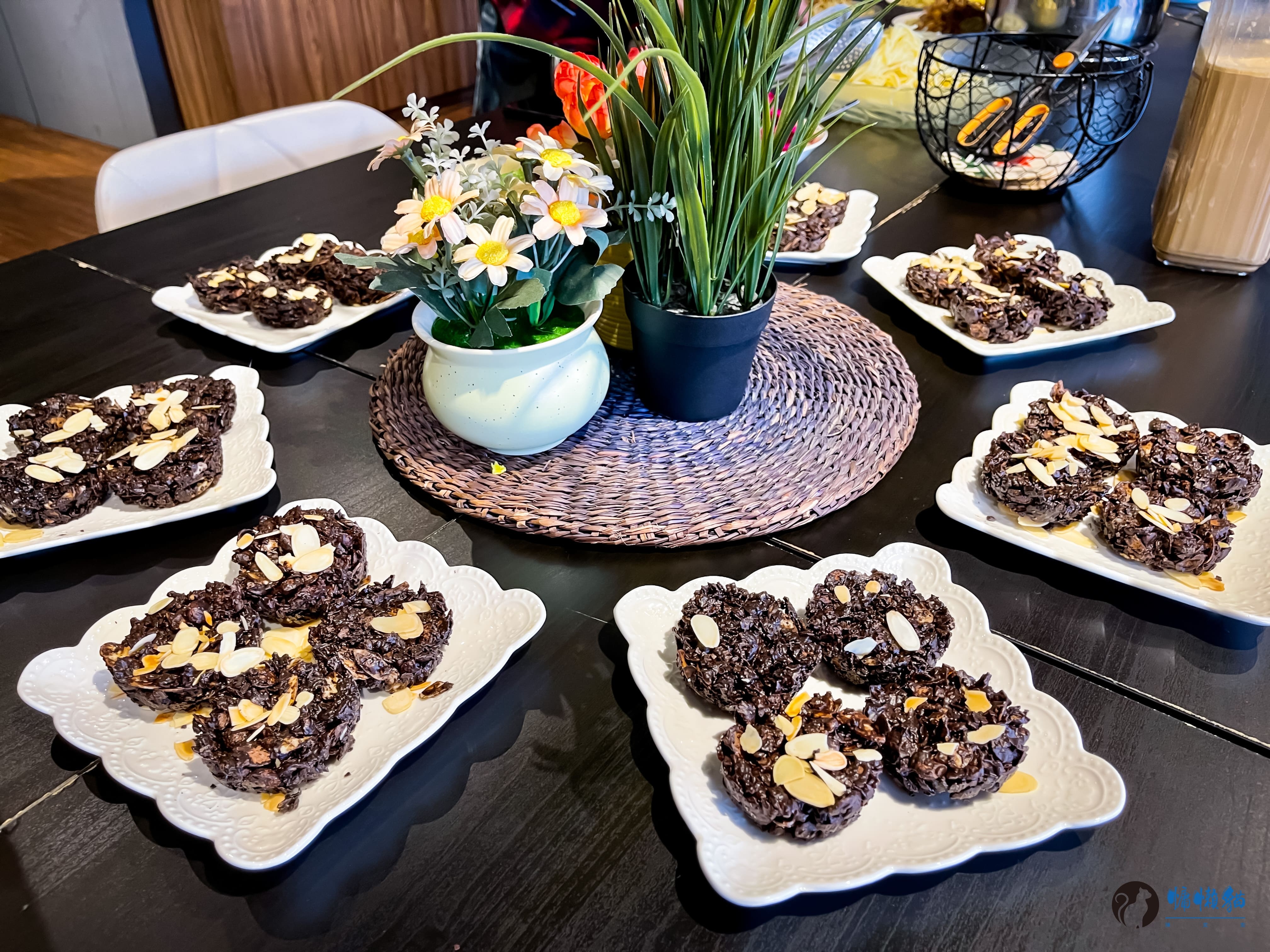 在威爾希斯共享廚房與一群剛認識的朋友,一起料理聖誕餐點和交換