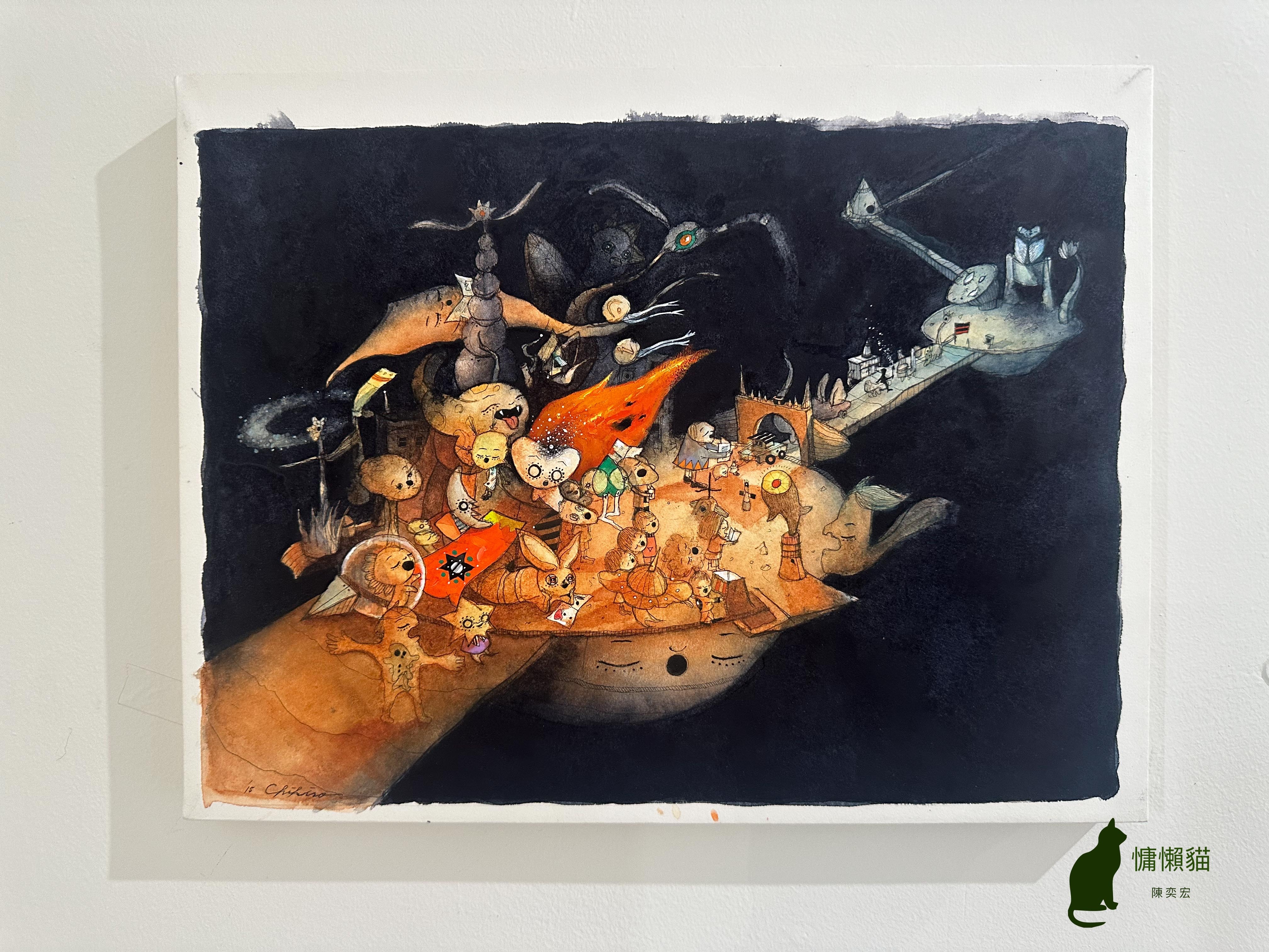 來自瑰麗國度的精靈們在耕耘美術館留下曾經到訪府城的足跡【燦燦 來自瑰麗國度的精靈們在耕耘美術館留下曾經到訪府城的足跡【燦燦