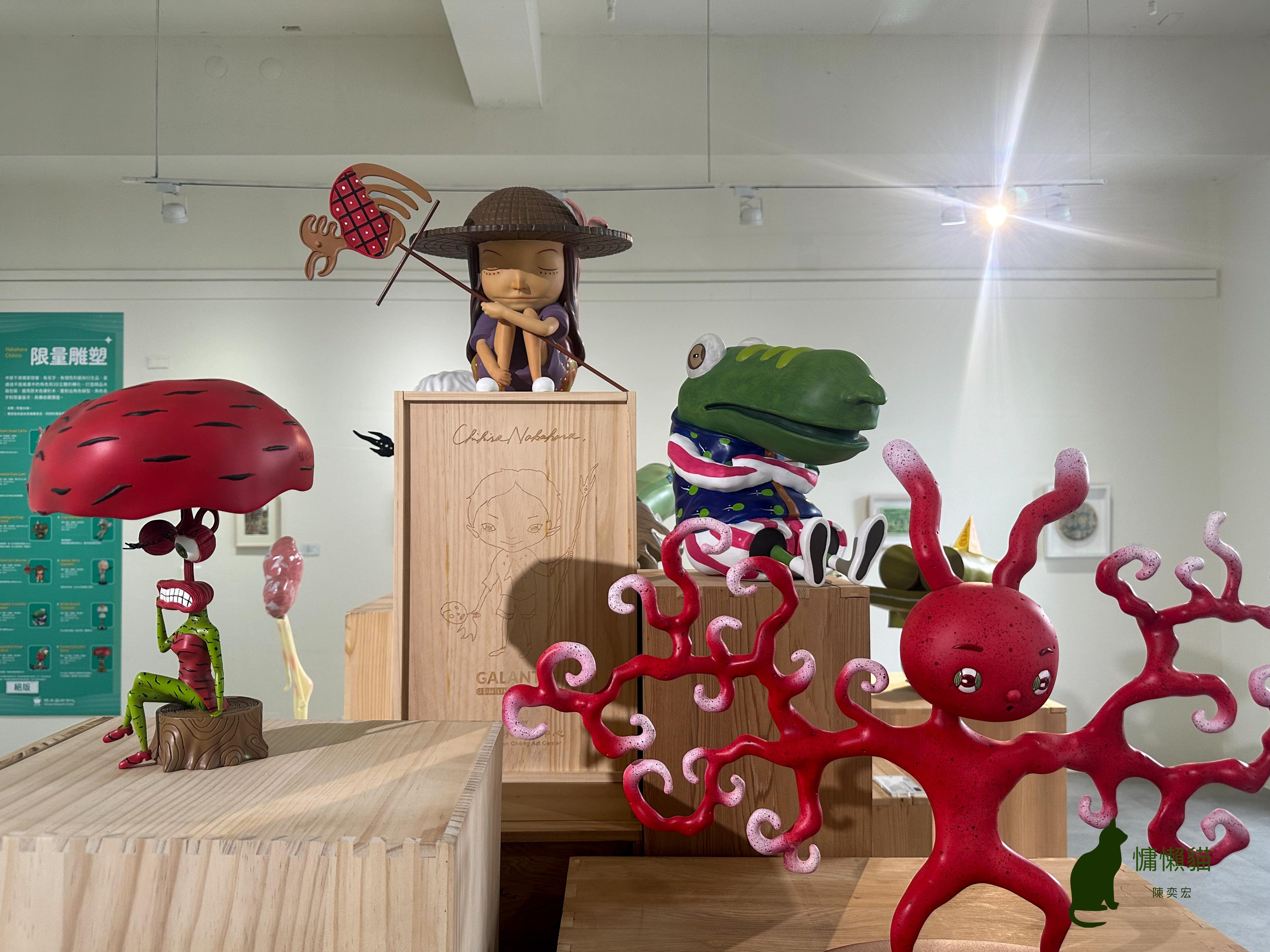 來自瑰麗國度的精靈們在耕耘美術館留下曾經到訪府城的足跡【燦燦 來自瑰麗國度的精靈們在耕耘美術館留下曾經到訪府城的足跡【燦燦