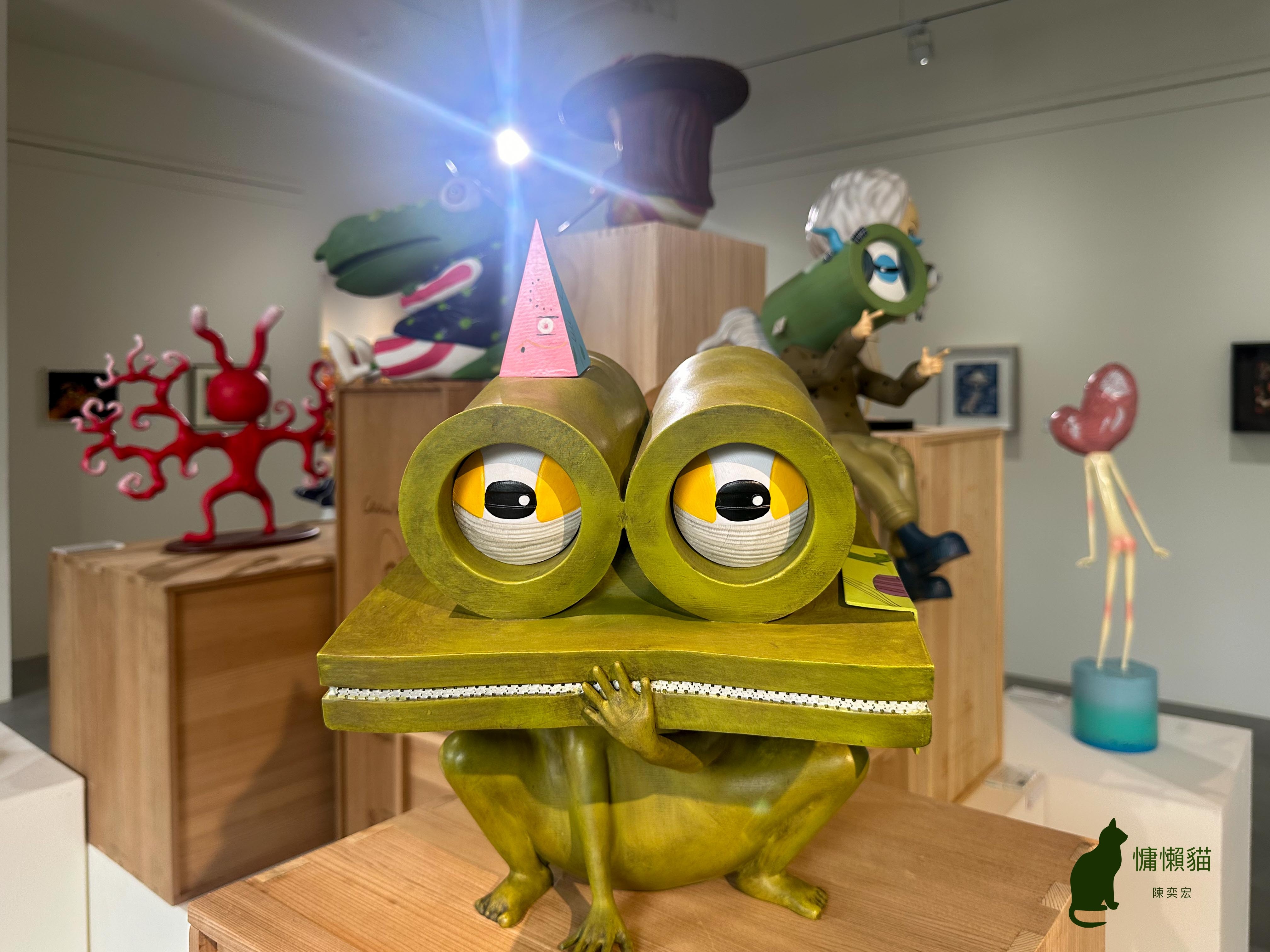 來自瑰麗國度的精靈們在耕耘美術館留下曾經到訪府城的足跡【燦燦 來自瑰麗國度的精靈們在耕耘美術館留下曾經到訪府城的足跡【燦燦