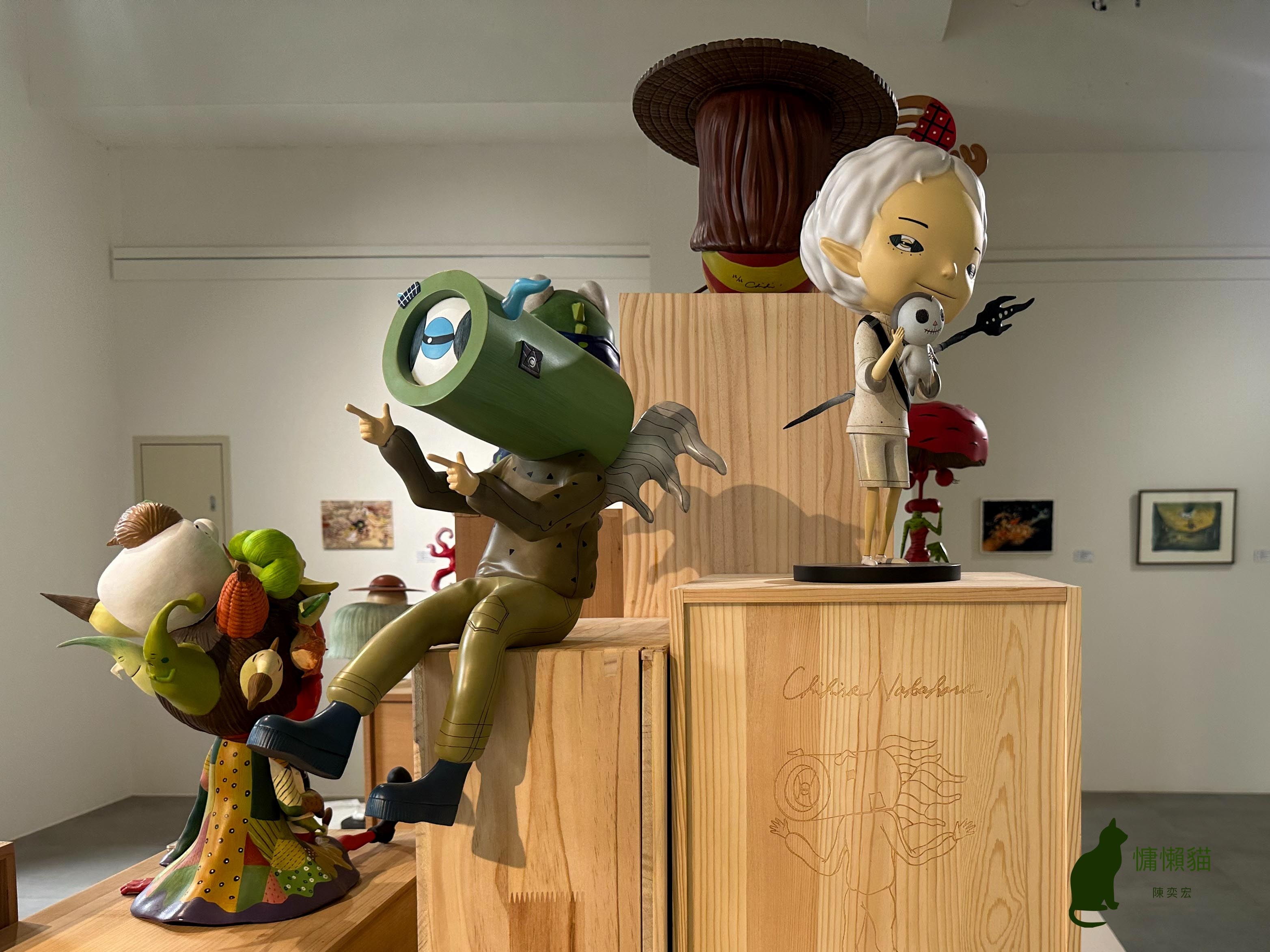 來自瑰麗國度的精靈們在耕耘美術館留下曾經到訪府城的足跡【燦燦 來自瑰麗國度的精靈們在耕耘美術館留下曾經到訪府城的足跡【燦燦