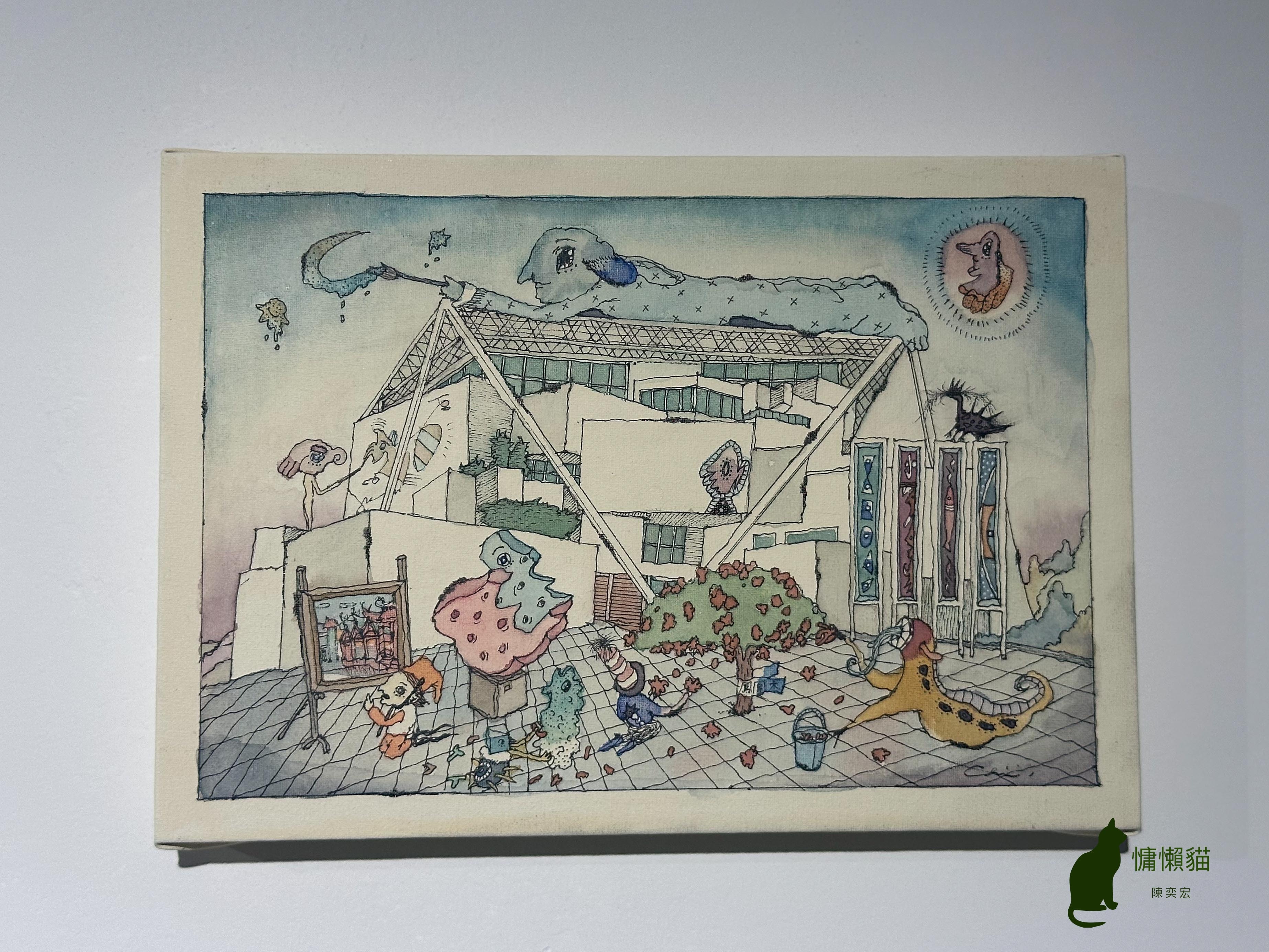 來自瑰麗國度的精靈們在耕耘美術館留下曾經到訪府城的足跡【燦燦 來自瑰麗國度的精靈們在耕耘美術館留下曾經到訪府城的足跡【燦燦