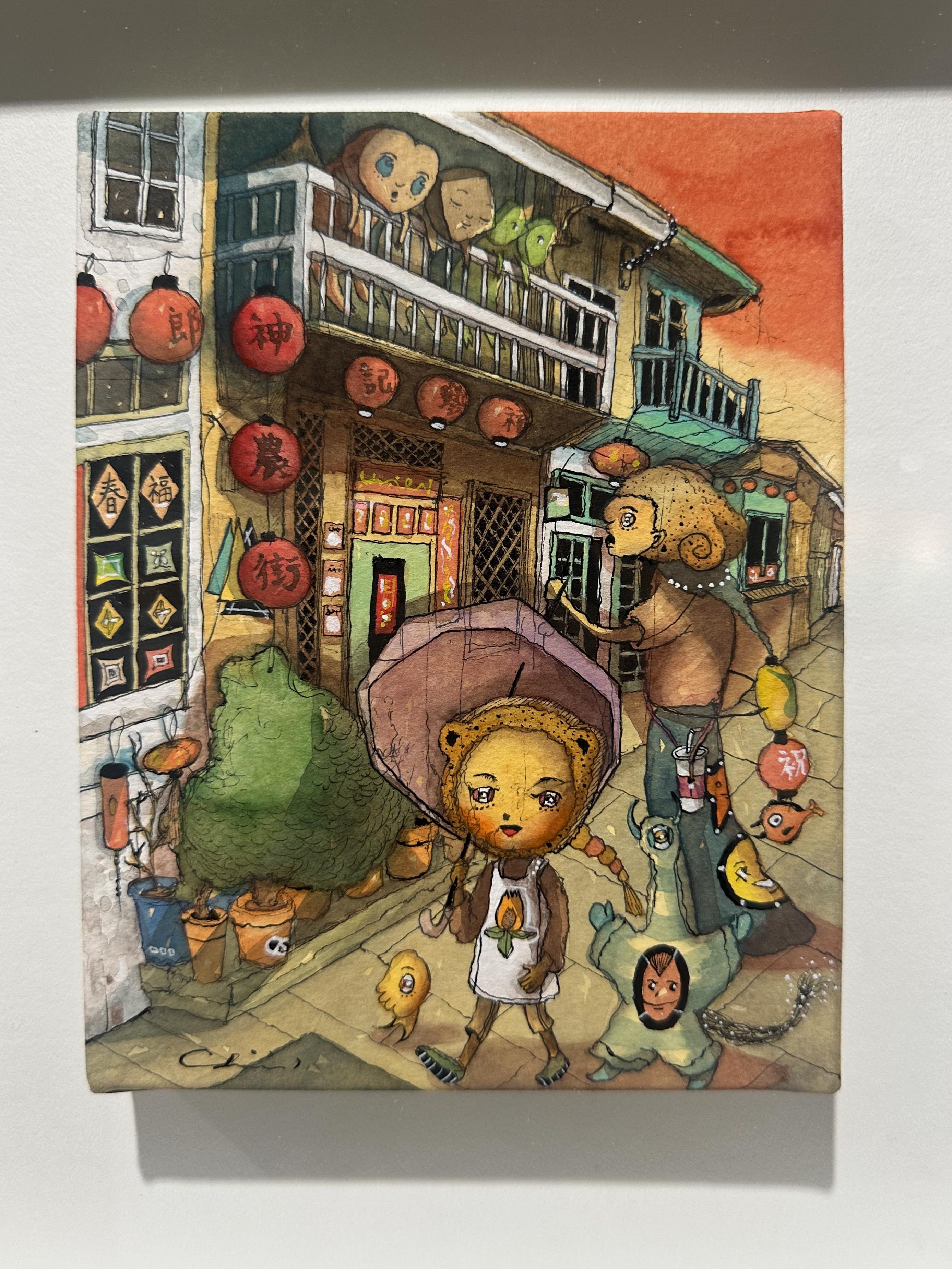 來自瑰麗國度的精靈們在耕耘美術館留下曾經到訪府城的足跡【燦燦 來自瑰麗國度的精靈們在耕耘美術館留下曾經到訪府城的足跡【燦燦