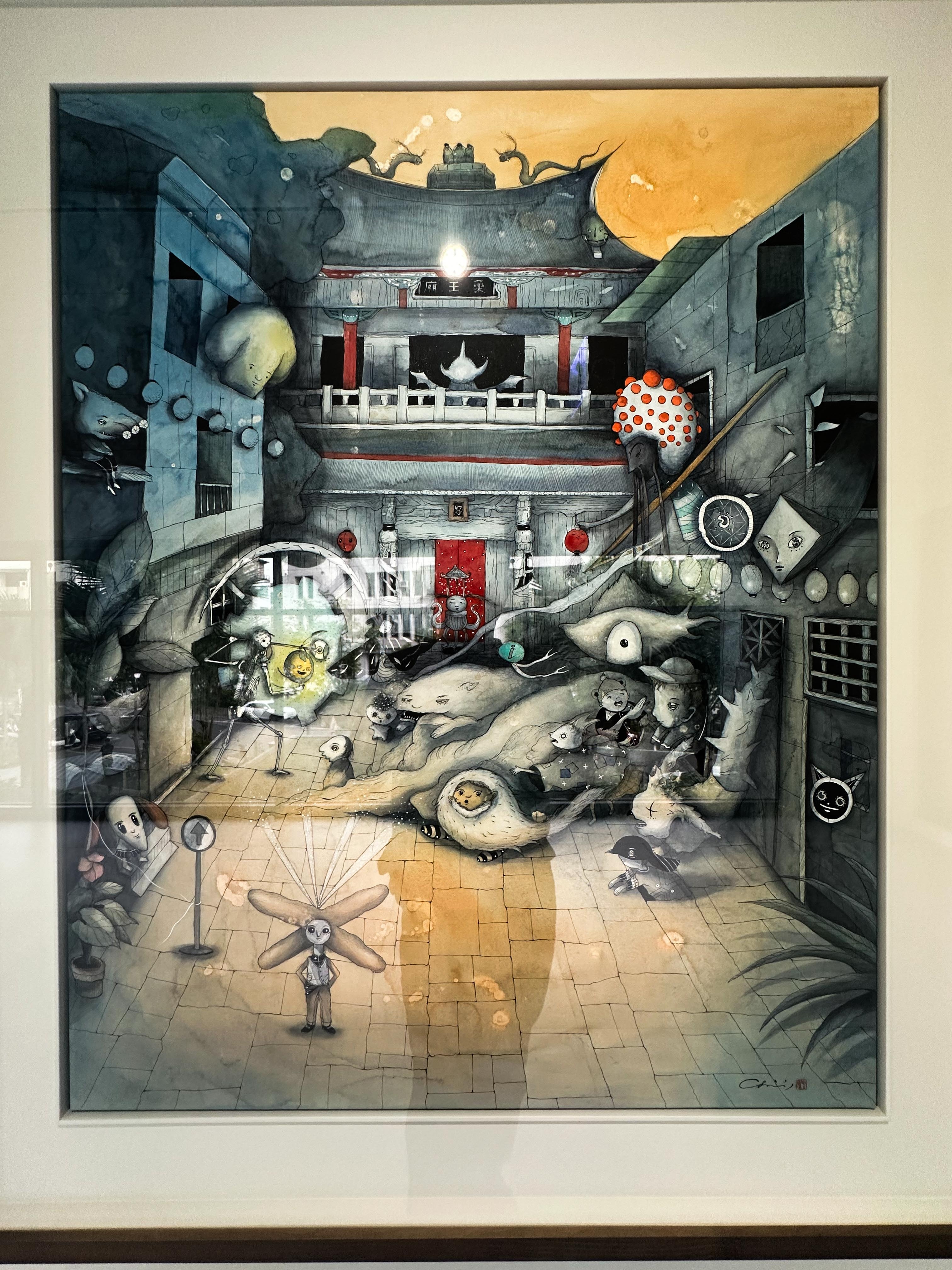 來自瑰麗國度的精靈們在耕耘美術館留下曾經到訪府城的足跡【燦燦 來自瑰麗國度的精靈們在耕耘美術館留下曾經到訪府城的足跡【燦燦