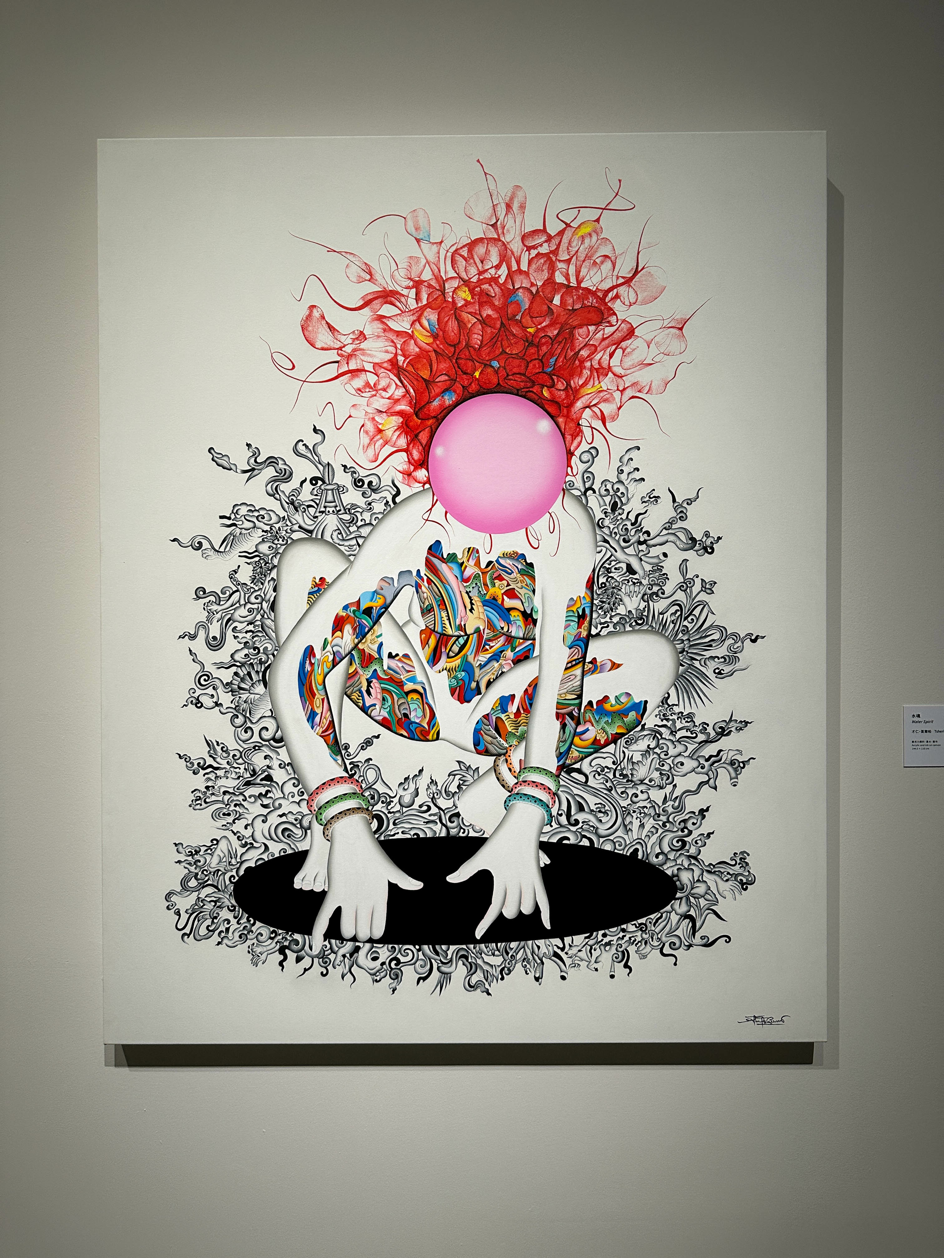 尼泊爾與不丹的當代藝術家從古老的唐卡與佛教符號出發，將其融入