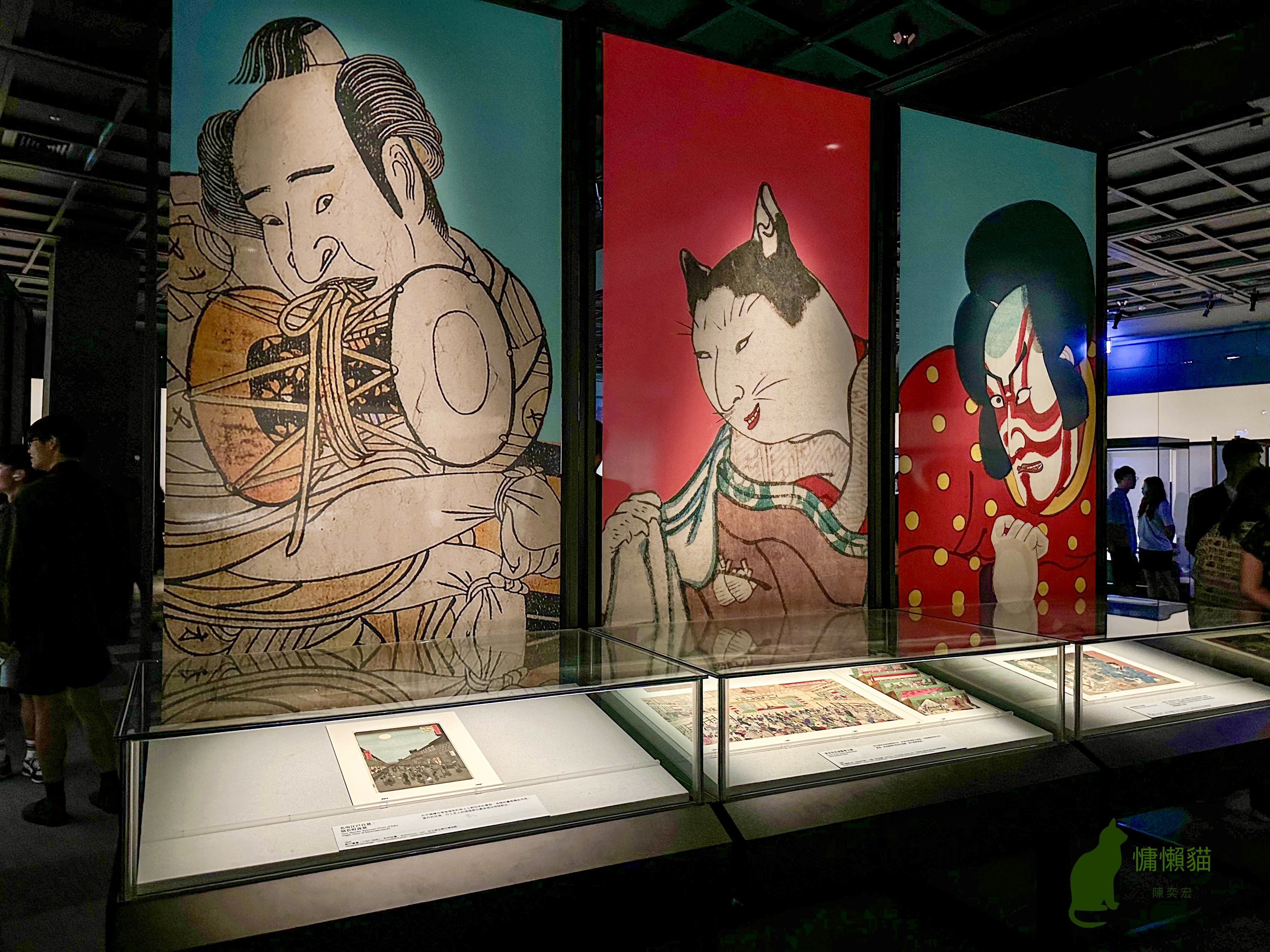 浮世繪是一首能看見的詩，它純粹的線條與色彩，帶領著我們以感覺