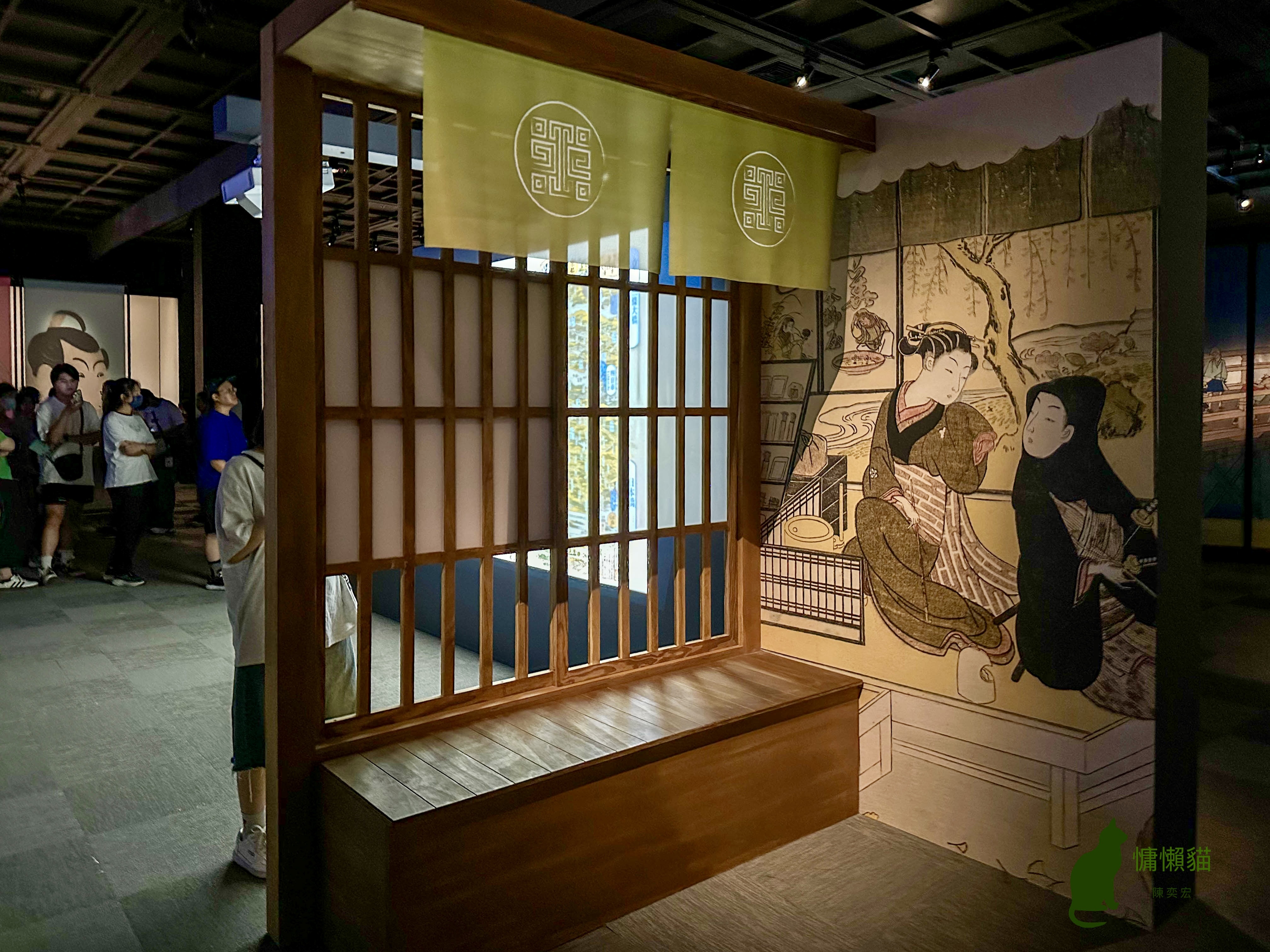 浮世繪是一首能看見的詩，它純粹的線條與色彩，帶領著我們以感覺