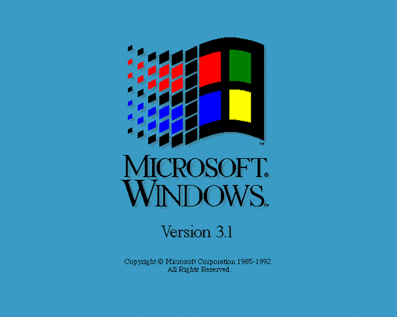 windows3.1開機畫面