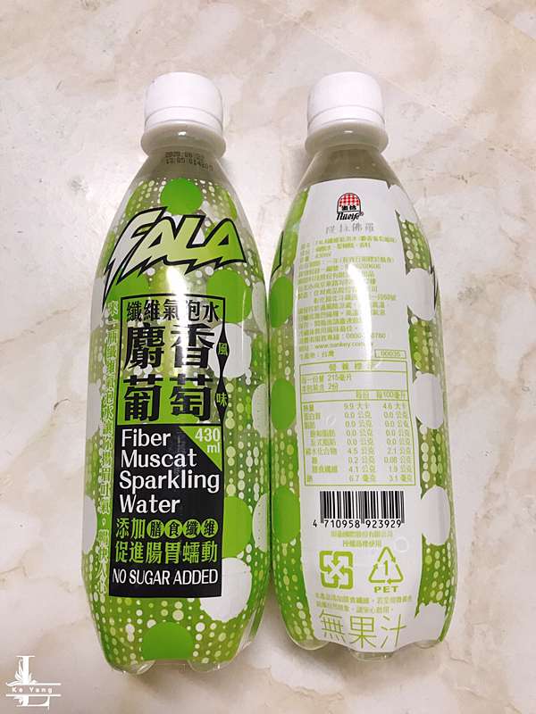 纖維氣泡水 麝香葡萄風味