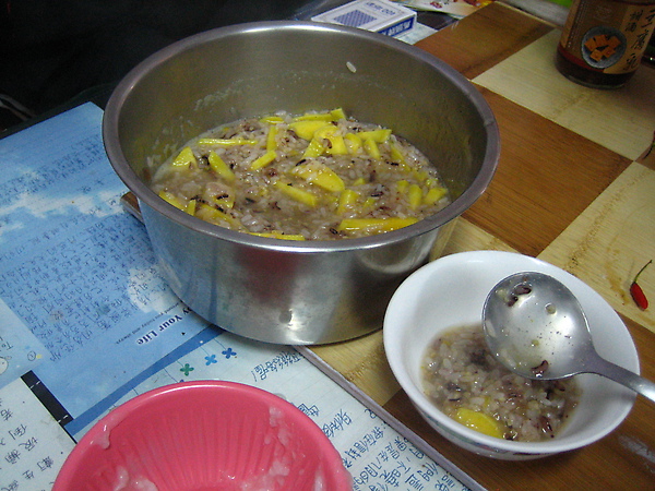 地瓜紫米粥