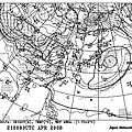 日本高空天氣圖850mb_2100.bmp
