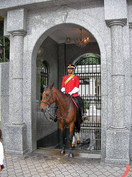 吉隆坡皇宮外的衛兵
