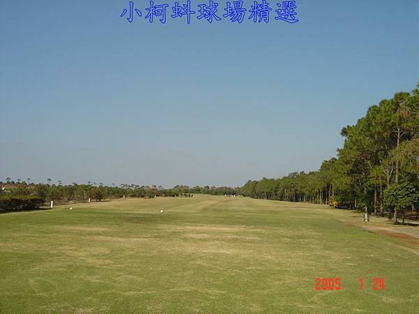 空軍清泉崗(CCK)高爾夫球場 Out 第7洞 Par5  530碼