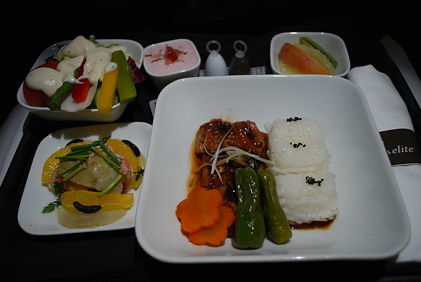 飛機上の食物