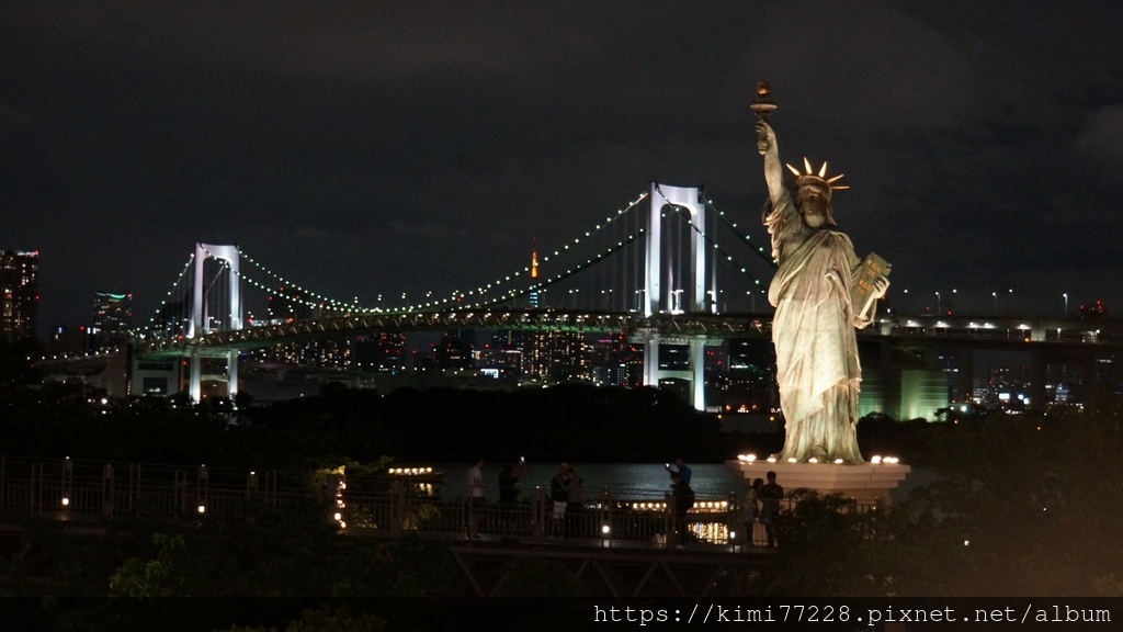 東京 - 台場 彩虹大橋 %26; 自由の女神像