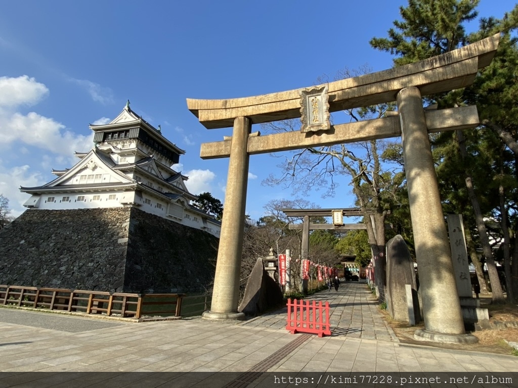 小倉 - 小倉城＆八坂神社鳥居