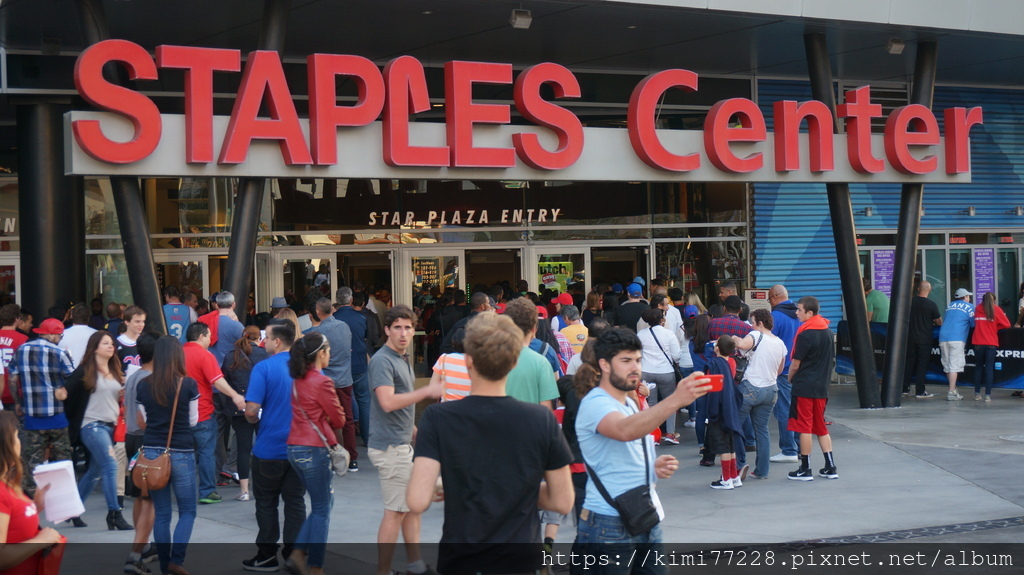 Outside of Staples Center