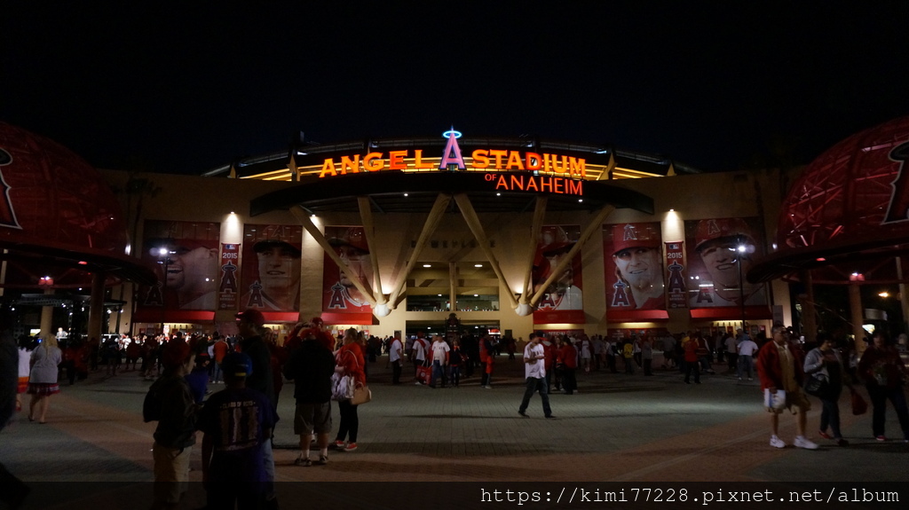 Ouside of Angel Stadium