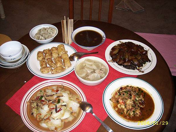 年夜飯~~