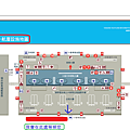 桃機第一航廈1F接機平面圖